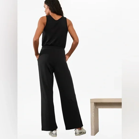 Athleta coaster lux sleeveless wide leg jumpsuit - Picture 2 of 6